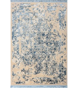 Manyas p0918 c.ivory-blue polyester